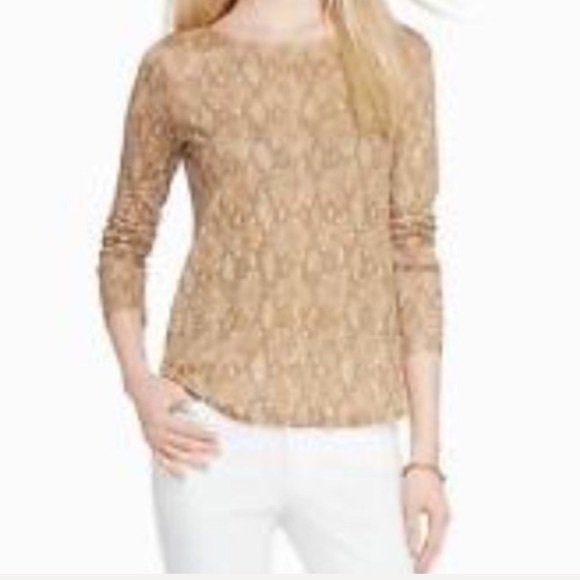 Lauren Ralph Lauren Animal Print Plus Size Top - Picture 2 of 8